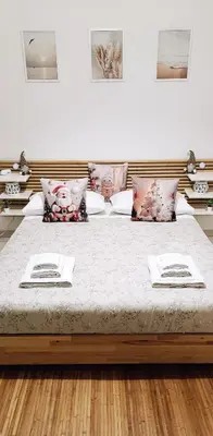 Letto o letti in una camera di Risvegli Partenopei House
