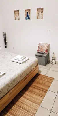 Letto o letti in una camera di Risvegli Partenopei House