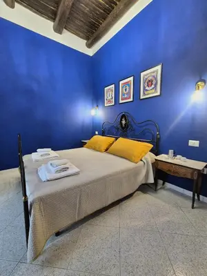 Letto o letti in una camera di Blue Soul