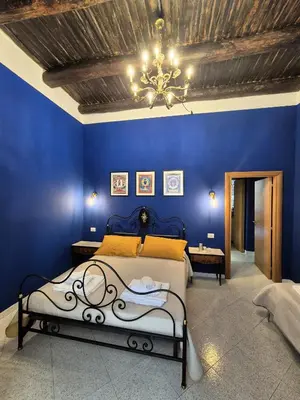 Letto o letti in una camera di Blue Soul