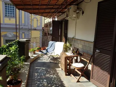 Balcone o terrazza di Camera matrimoniale con idromassaggio