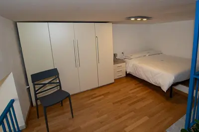 Letto o letti in una camera di Parco Margherita 3