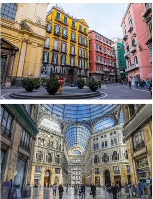 Vista generica su Napoli o vista sulla città dall'interno del bed & breakfast