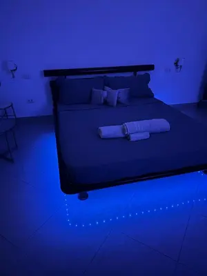 Letto o letti in una camera di Casa Luisa2