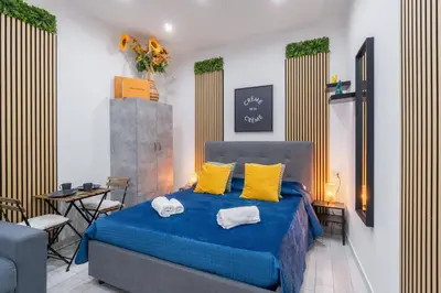 Letto o letti in una camera di San Gennà House