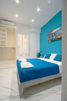 Letto o letti in una camera di B&B Oasi - Metro Montesanto, Centro Storico