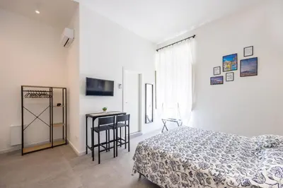 TV o dispositivi per l'intrattenimento presso Nefelu Apartment
