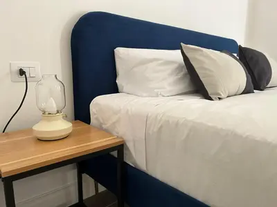 Letto o letti in una camera di Casa Matilde