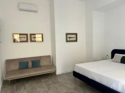 Letto o letti in una camera di Casa Matilde