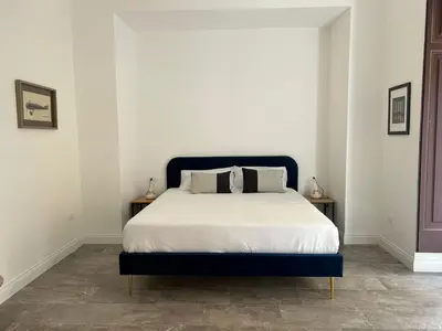 Letto o letti in una camera di Casa Matilde