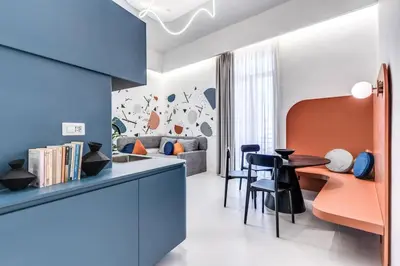 Area soggiorno di Corso Umberto 228 - Sofia Apartments