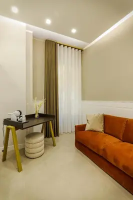 Area soggiorno di Conte Relais Suite