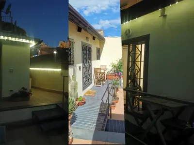 Balcone o terrazza di Casetta Correra: terrazzo e relax centro di Napoli