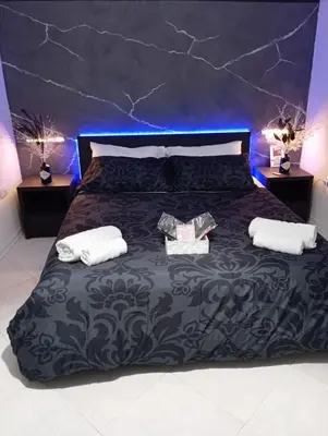 Letto o letti in una camera di Paky ś house