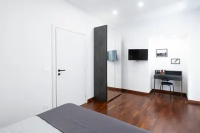 TV o dispositivi per l'intrattenimento presso Napoli Factory Guest House