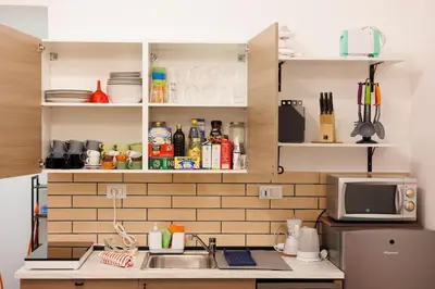 Cucina o angolo cottura di Dante 2 Rooms Apartment Super Central next metro By HouseinNaples