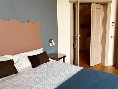 Letto o letti in una camera di IL MASTIO Panoramic GUESTHOUSE