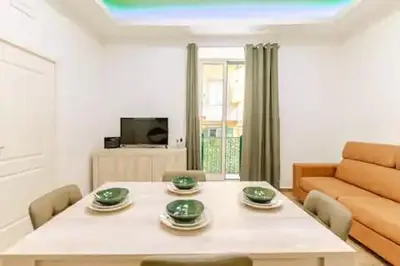 Area soggiorno di Residenza Amato Suites