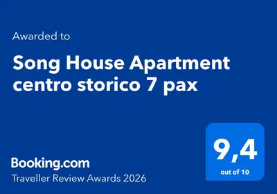 Certificato, attestato, insegna o altro documento esposto da Song House Apartment centro storico 7 pax