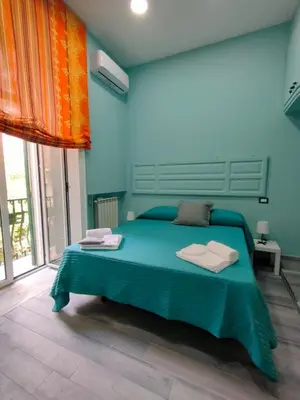 Letto o letti in una camera di B&B A casa di Freddie