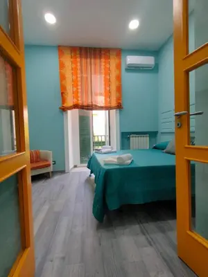 Letto o letti in una camera di B&B A casa di Freddie