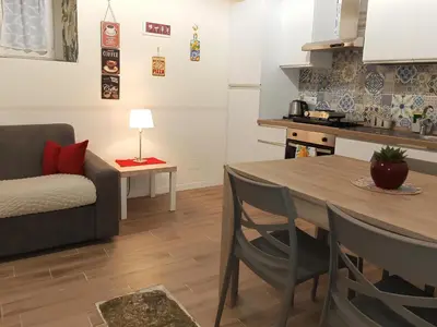 Cucina o angolo cottura di La conchiglia Napoli