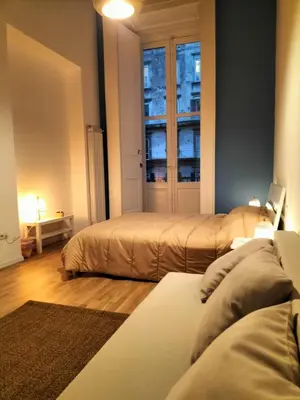 Letto o letti in una camera di B&B Ma.Lì.