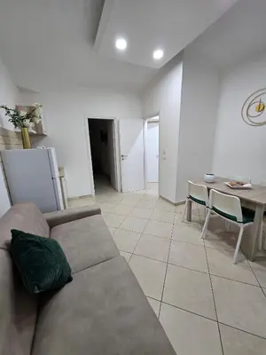 Area soggiorno di una notte a napoli