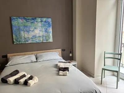 Letto o letti in una camera di Adrian's Guests House