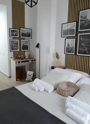 Letto o letti in una camera di Niluna