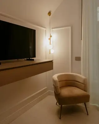 TV o dispositivi per l'intrattenimento presso Luxury apartment-Quartieri Spagn by Alux38