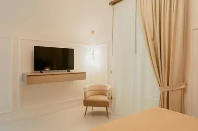 TV o dispositivi per l'intrattenimento presso Luxury apartment-Quartieri Spagn by Alux38