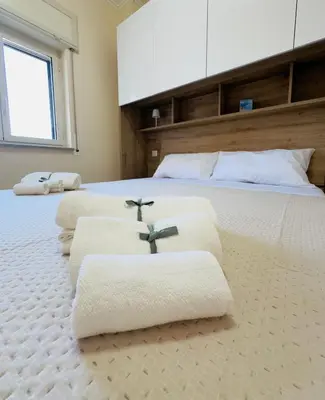 Letto o letti in una camera di La Casa di Apollo