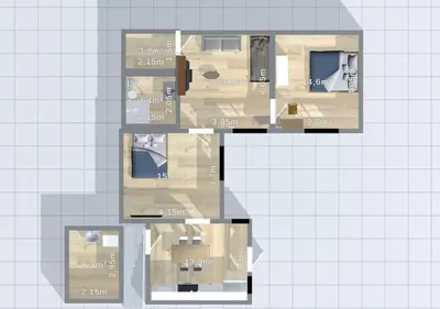 Planimetria di La casa al centro storico