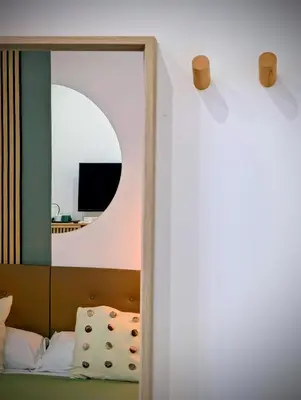 Letto o letti in una camera di Incoming Cesare Cortese