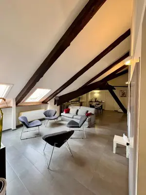 Area soggiorno di Duomo Luxury Loft in the historic Center