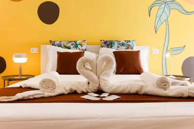 Letto o letti in una camera di Santa Patrizia a Chiaia Apartment