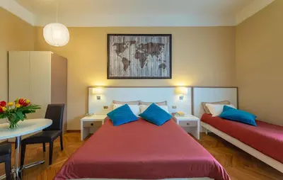 Letto o letti in una camera di Il Ventre Di Napoli 