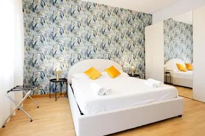 Letto o letti in una camera di Riviera di Chiaia 207