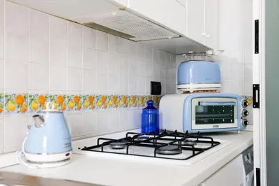 Cucina o angolo cottura di Riviera di Chiaia 207