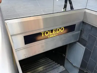 Planimetria di Il vicoletto a Toledo