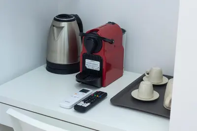 Set per la preparazione di tè e caffè presso Il vicoletto a Toledo
