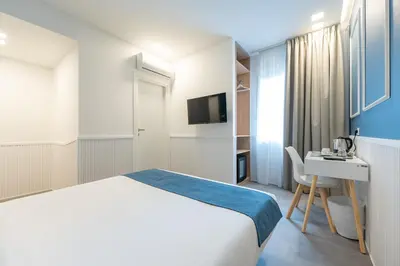 Letto o letti in una camera di Toledo Mill Relais