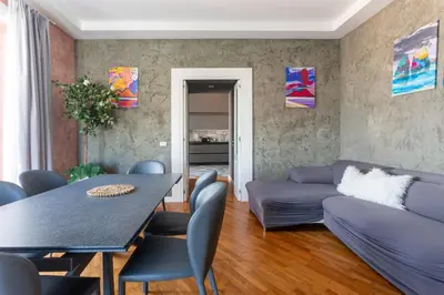 Area soggiorno di Panorama Suite Napoli