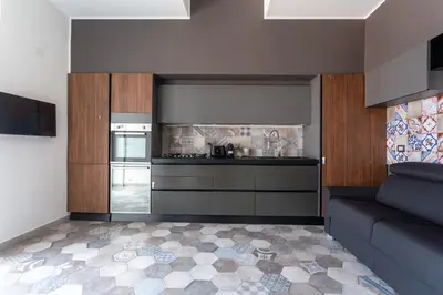 Cucina o angolo cottura di Panorama Suite Napoli