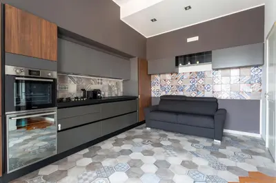 Cucina o angolo cottura di Panorama Suite Napoli