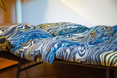 Letto o letti in una camera di Top Floor Studio, Central & Quiet
