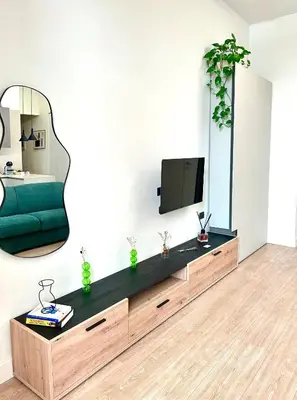 TV o dispositivi per l'intrattenimento presso Guli's Suite - Lusso e Comfort in Centro Storico