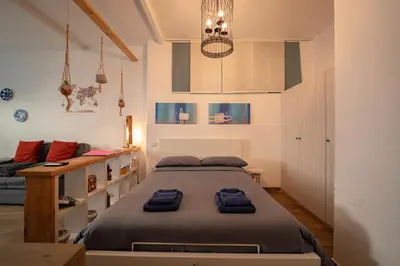 Letto o letti in una camera di Donna Ilaria a Chiaia
