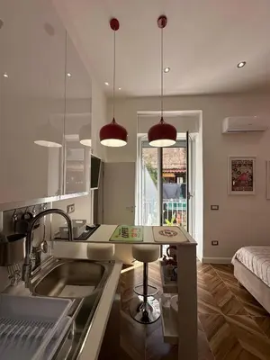 Letto o letti in una camera di Cerasella house 2 Napoli centro storico